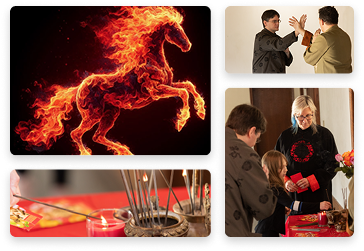 2026 Chinese New Year Collage